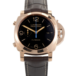 Panerai Luminor 1950 3 Days Chrono Flyback Black Dial Mens Watch pam00525
