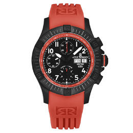 R EU Revue Thommen Air speed Chronograph Black Dial Mens Watch 16071.6776