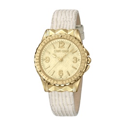 Roberto Cavalli Classic Quartz Champagne Dial Ladies Watch rv1l048l0036