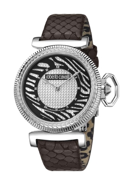 Roberto Cavalli Silver Dial Ladies Watch rv1l056l0016