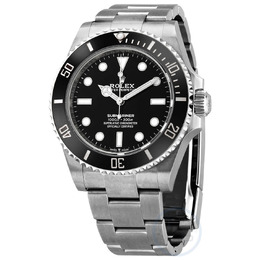 Rolex Submariner Automatic Chronometer Black Dial Mens Watch 124060BKSO