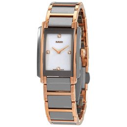 Rado Integral Diamonds Quartz White Dial Ladies Watch r20141712