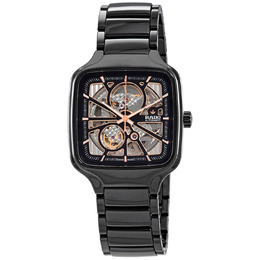 Rado True Square Automatic Black Dial Mens Watch r27086162