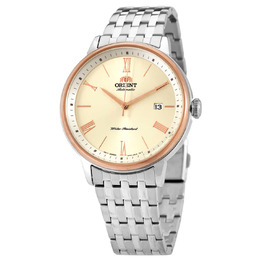 Orient Contemporary Automatic Champagne Dial Mens Watch ra-ac0j01s10b