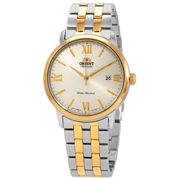Orient Contemporary Automatic Champagne Dial Mens Watch RA-AC0F08G10B