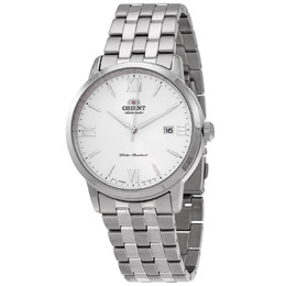 Orient Contemporary Automatic White Dial Mens Watch ra-ac0f10s10b