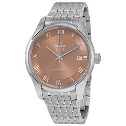 Omega De Ville Hour Vision Automatic Chronometer Bronze Dial Mens Watch 433.10.41.21.10.001
