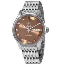 Omega De Ville Automatic Brown Dial Mens Watch 433.10.41.22.10.001