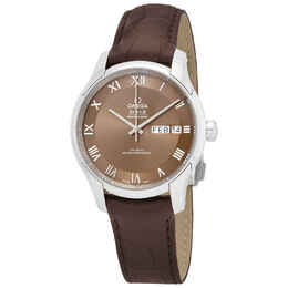 Omega De Ville Automatic Brown Dial Mens Watch 433.13.41.22.10.001
