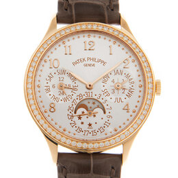 Patek Philippe Grand Complications White Opaline Dial Automatic Ladies Perpetual Calendar Watch 7140r-001