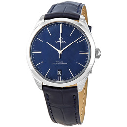 Omega De Ville Chronometer Blue Dial Mens Watch 435.13.40.21.03.001