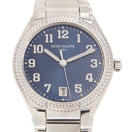 Patek Philippe Twenty 4 Automatic Blue Sunburst Dial Diamond Ladies Watch 7300/1200a-001
