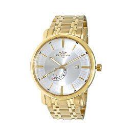 Oniss Sorrento Quartz White Dial Mens Watch - ON2626-MGWT