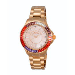 Oniss ON7324-030SAL-BNSC Rose Gold Tone Dial Ladies Watch