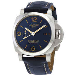 Panerai Luminor 1950 GMT Automatic Blue Dial Mens Watch pam01033