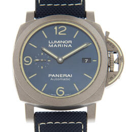 Panerai Luminor Marina Automatic Blue Dial Mens Watch pam01117