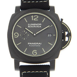 Panerai Luminor Marina TuttoGrigio Automatic Black Dial Mens Watch pam01118