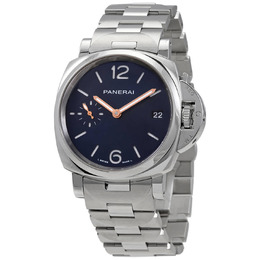 Panerai Luminor Due 38mm Automatic Blue Dial Mens Watch pam01123
