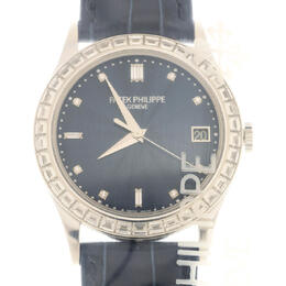 Patek Philippe Calatrava Automatic Diamond Blue Dial Unisex Watch 5298p-014