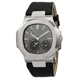 Patek Philippe Nautilus Automatic Moonphase Slate Grey Dial Mens Watch 5712G/001 5712g-001