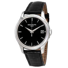 Patek Philippe Calatrava Automatic Black Dial Mens Watch 5227g-010