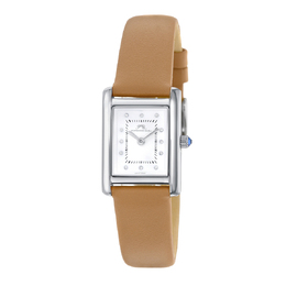Porsamo Bleu Karolina Quartz Diamond White Dial Ladies Watch - 1081CKAL