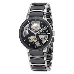 Rado Centrix Black Skeleton Dial Mens Watch r30178152