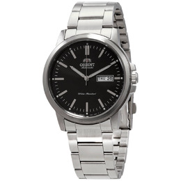 Orient Automatic Black Dial Stainless Steel Mens Watch ra-aa0c01b19b