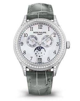 Patek Philippe Grand Complications Automatic Diamond White Dial Watch 4948g-010