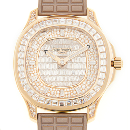 Patek Philippe Aquanaut Luce Haute Joaillerie Diamond Silver Dial Unisex Watch 5062-450r-001