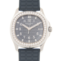 Patek Philippe Aquanaut Luce Quartz Diamond Blue Dial Ladies Watch 5067a-025