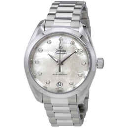 Omega Seamaster Aqua Terra Mother of Pearl Dial Ladies Watch 220.10.34.20.55.001