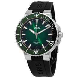 Oris Aquis Automatic Green Dial Mens Watch 01 400 7769 4157-07 4 22 74FC oris 01 400 7769 415707 4 22 74fc