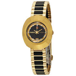 Rado Original Automatic Black Simili Stone Dial Ladies Watch r12416514