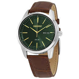 Seiko Sne529 Solar Mens Analog Dial Watch
