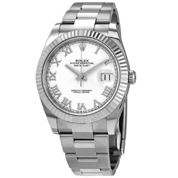Rolex Datejust 41 White Dial Mens Watch 126334wro