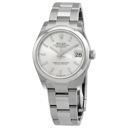 Rolex Datejust 31 Automatic Silver Dial Ladies Watch 278240sso