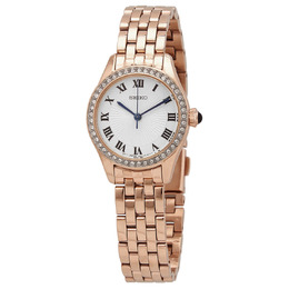 Seiko Classic Quartz White Dial Ladies Watch sur338