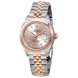 Rolex Lady Datejust 28 Sundust Dial Steel and 18K Everose Gold Watch 279161snsj