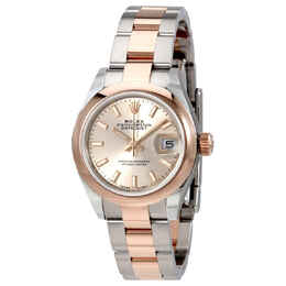 Rolex Lady Datejust Sundust Dial Steel and 18K Everose Gold Ladies Watch 279161snso
