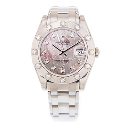 Rolex Pearlmaster 34 Rolex Special Edition Goldus Diamond Mens Watch 81319
