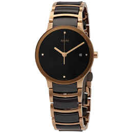 Rado Centrix Jubile Black Dial Black Ceramic Mens Watch r30554712