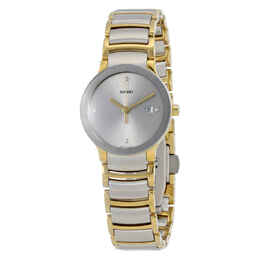 Rado Centrix Silver Dial Two-tone Ladies Watch r30932713