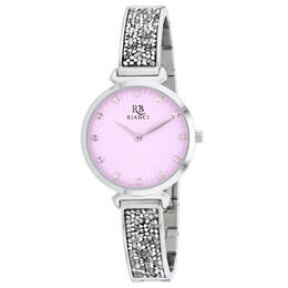 Brillare Quartz Pink Dial Ladies Watch RB0201