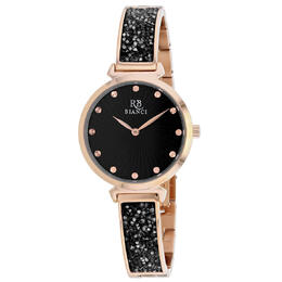 Brillare Quartz Black Dial Ladies Watch RB0205