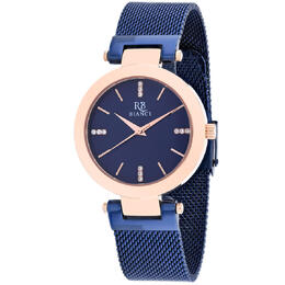 Roberto Bianci Cristallo Quartz Blue Dial Ladies Watch RB0406