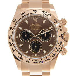 Rolex Cosmograph Daytona Chronograph Automatic Chronometer Brown Dial Mens Watch 116505-0013