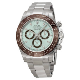 Rolex Cosmograph Daytona Ice Blue Dial Platinum Oyster Bracelet Automatic Mens Watch 116506iblso