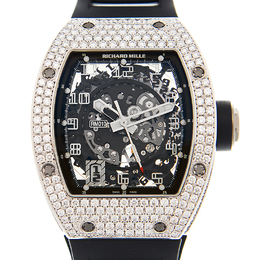 Richard Mille Automatic Mens 18kt White Gold Watch rm010