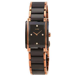 Rado Integral Black Diamond Dial Ladies Watch r20201712